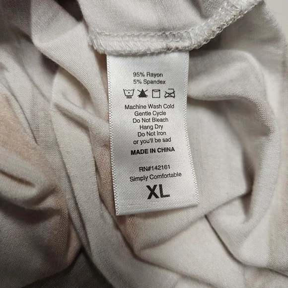 LuLaRoe Debra XL 16/18 Striped Fall Tunic Top Boho Pumpkin Spice Colors - Picture 7 of 7